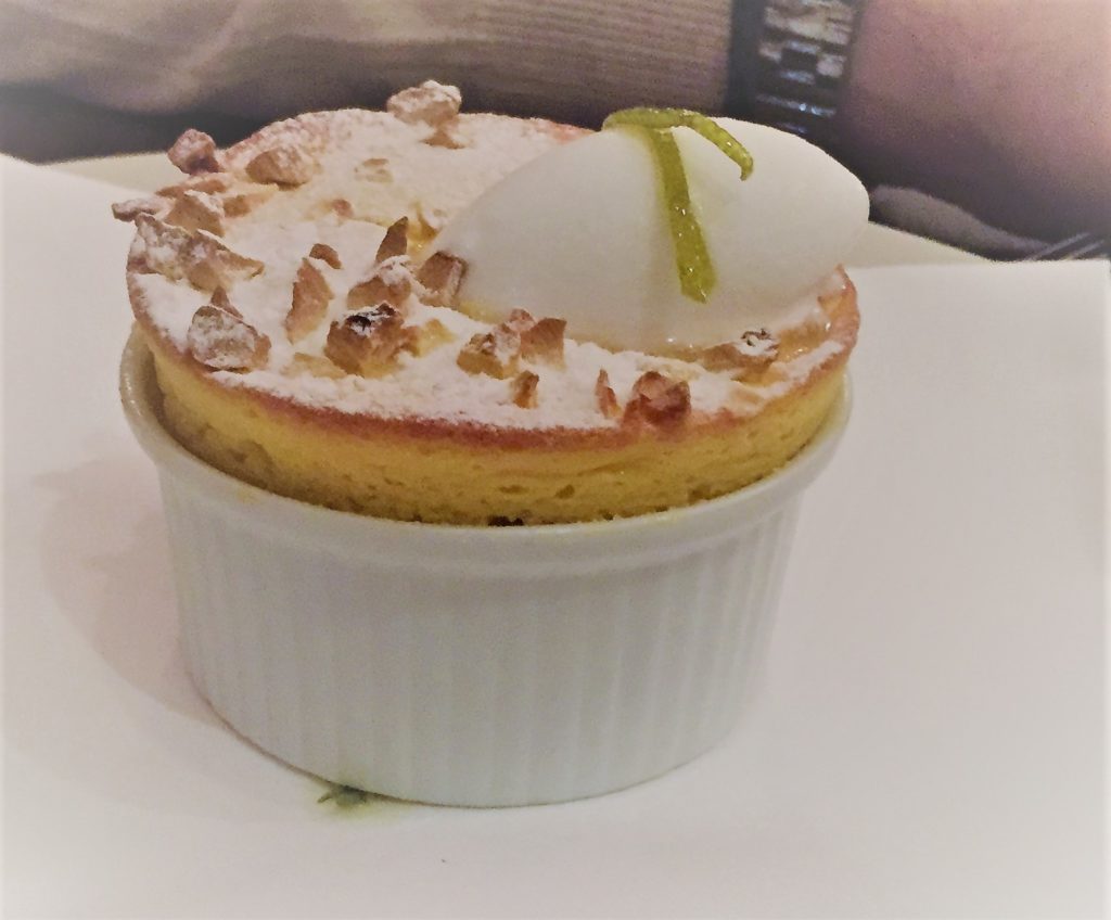 Mango souffle