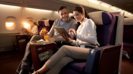 Malaysian airlines A380 business class seat