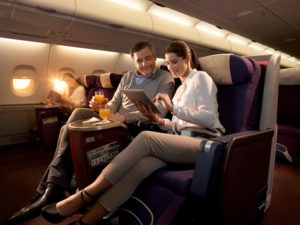 Malaysian airlines A380 business class seat