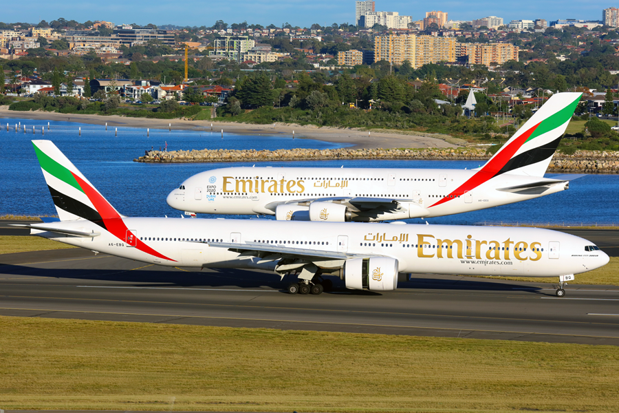 Emirates skywards