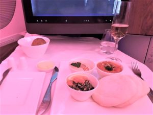 Qatar business class review B787 a350