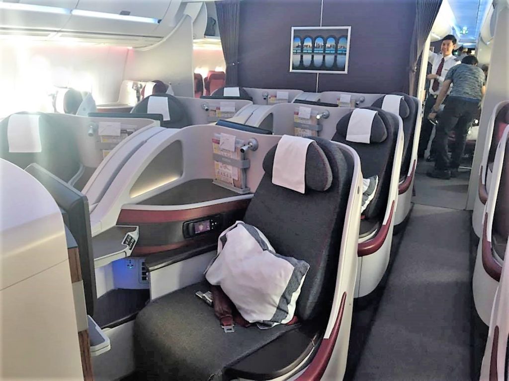 Qatar business class review B787 A350