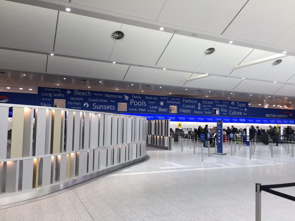 BA club europe review gatwick