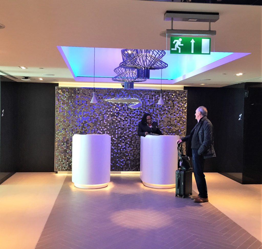 British Airways Gatwick Club lounge entrance