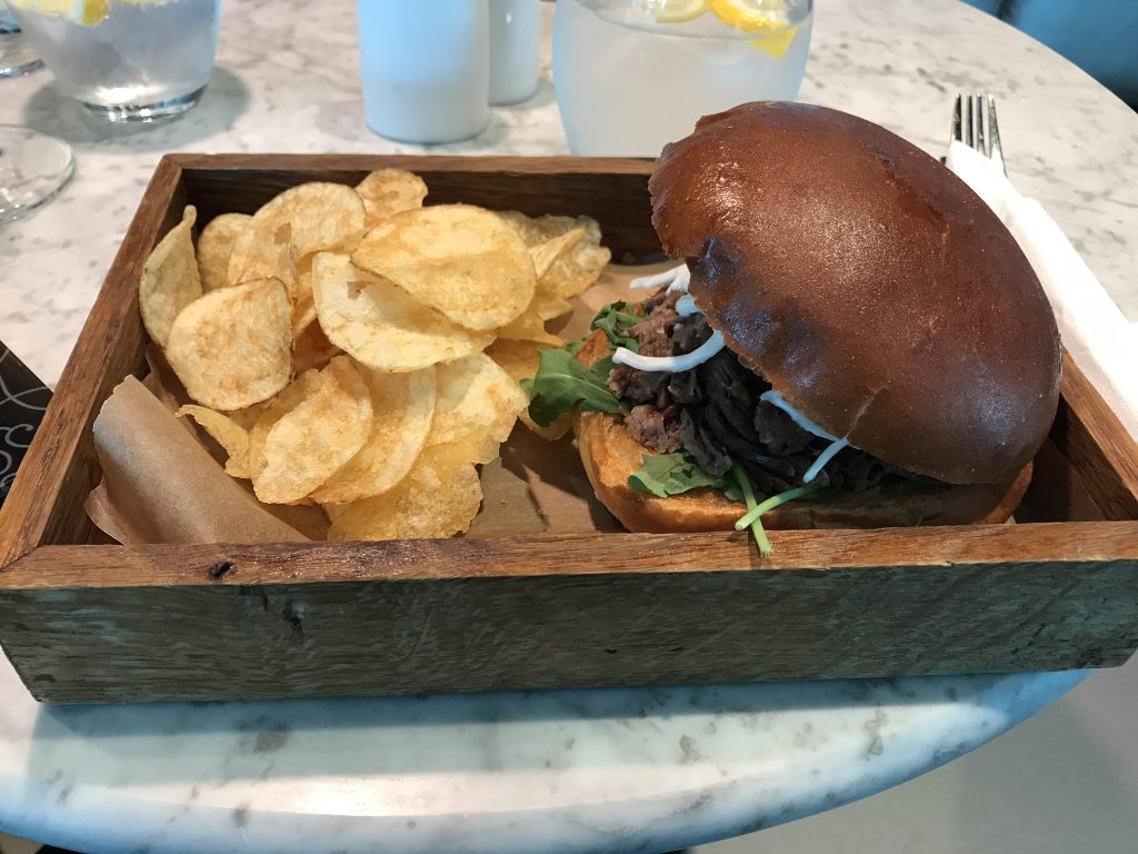 BA First lounge Gatwick review menu