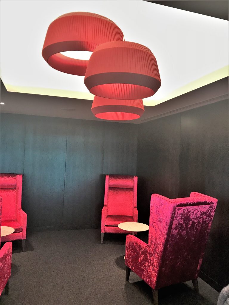 BA First Gatwick lounge review chairs