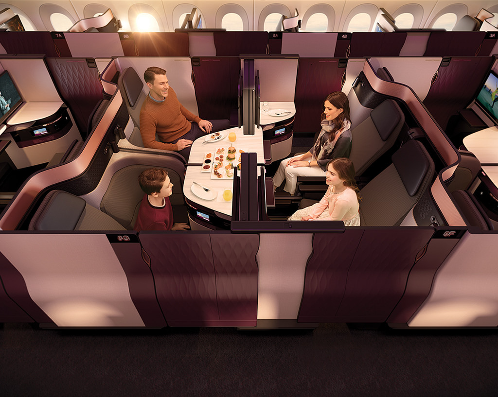 Qatar airways business class suite