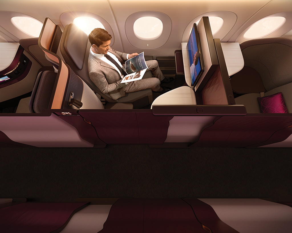 Qatar airways business class suite