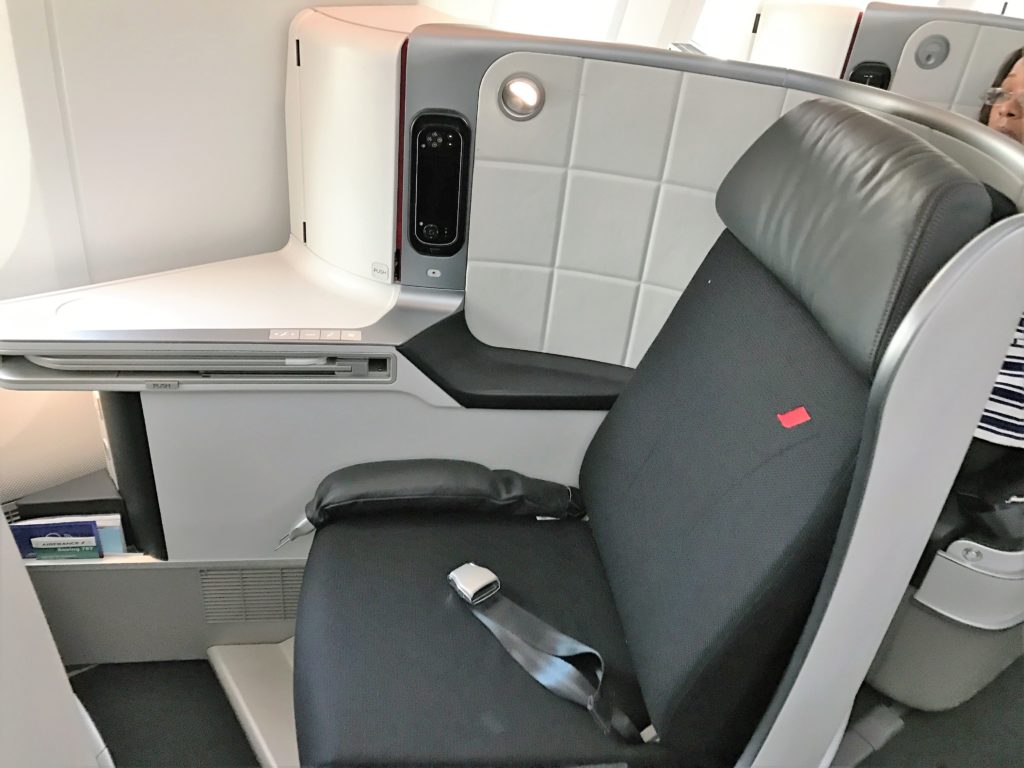 air france B787 dreamliner business class review