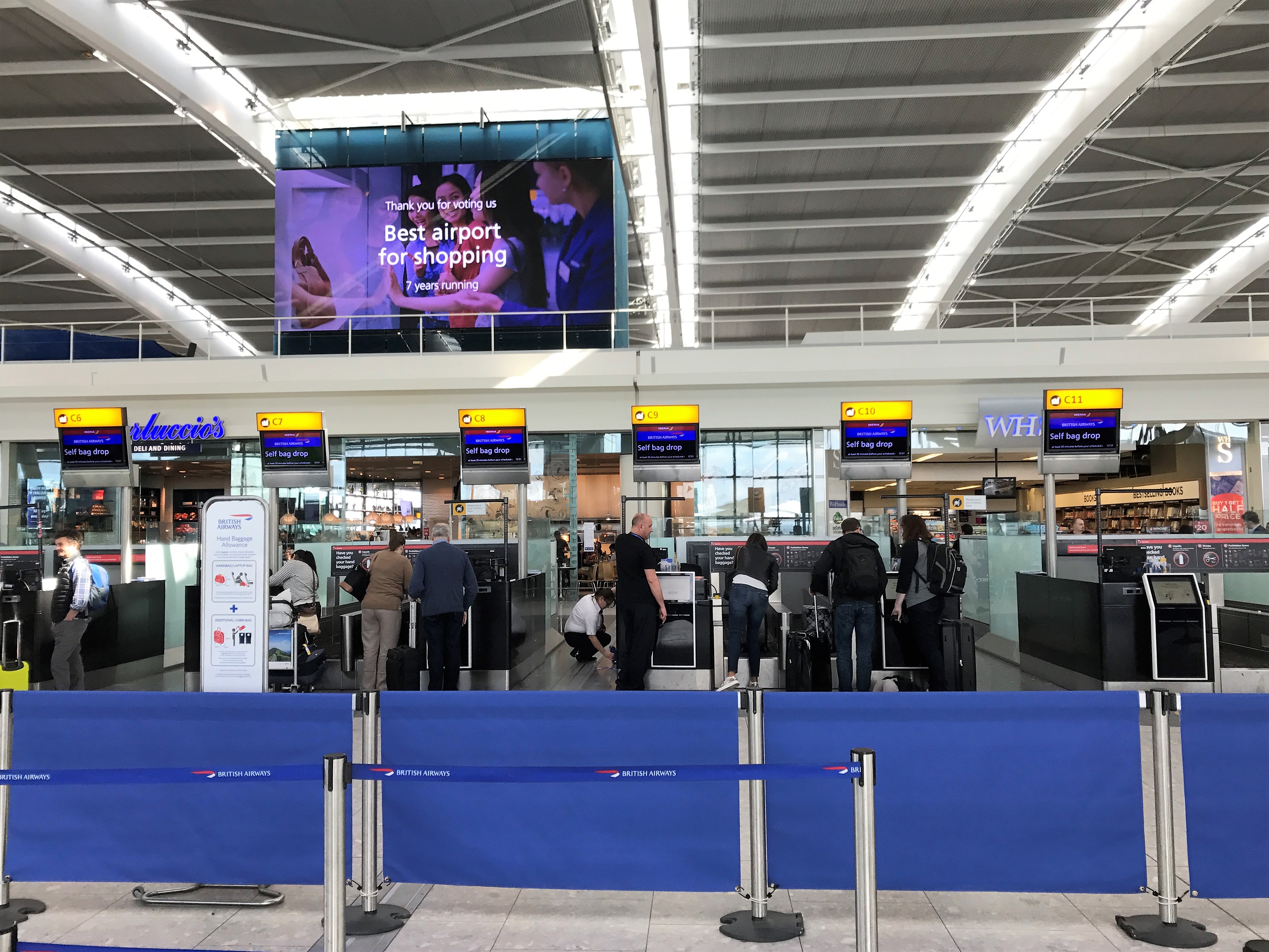 BA automated bag drop