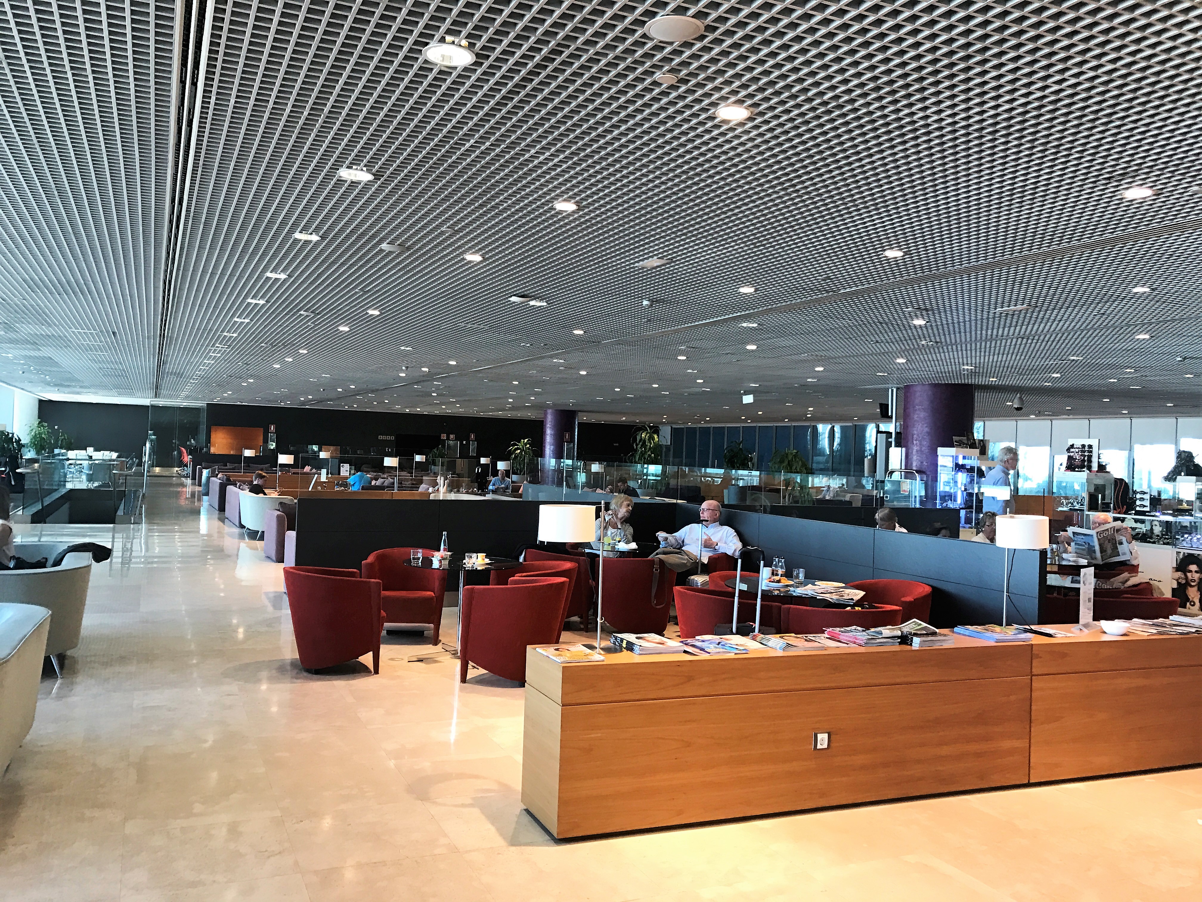 British Airways lounge Sala VIP at Malaga Airport