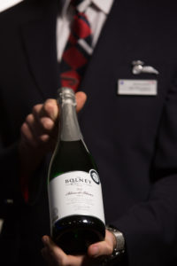 British Airways First wine