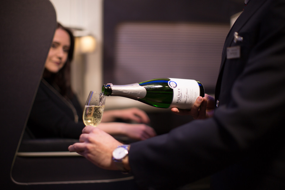 British Airways First wine