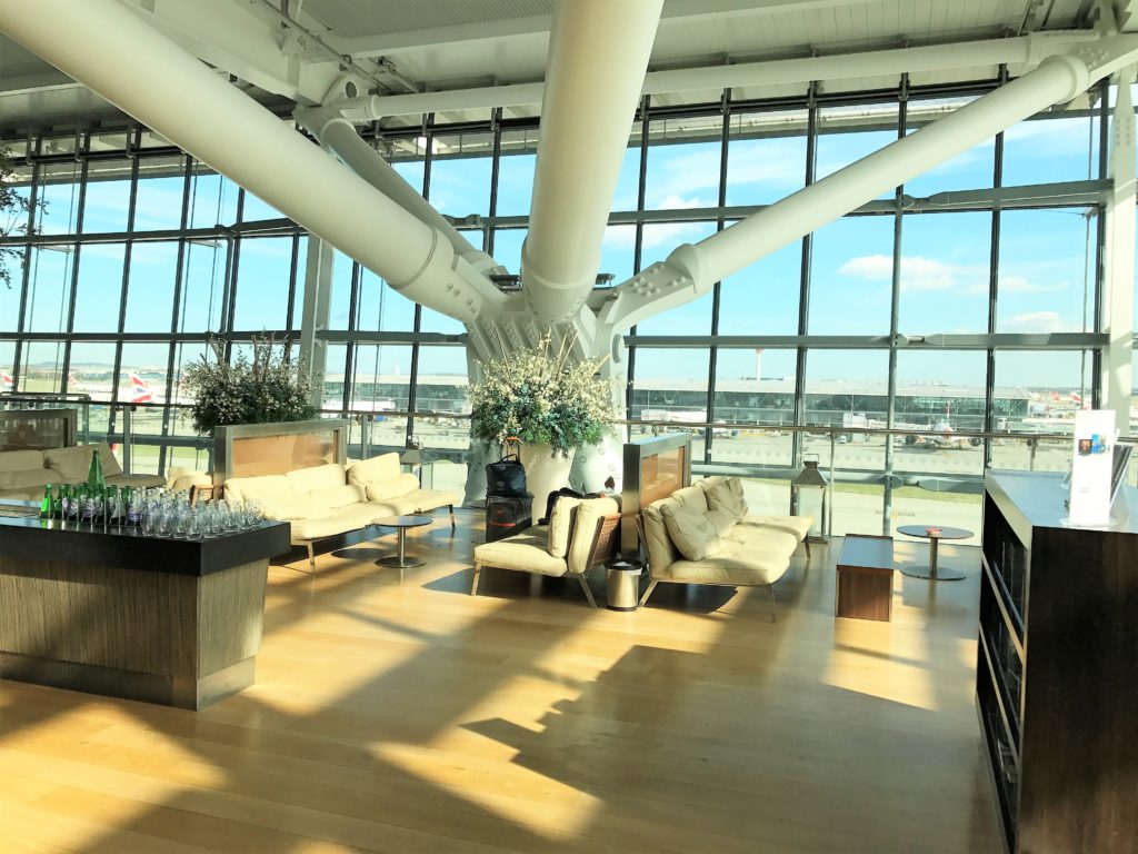 British Airways Heathrow Terminal 5 First Class lounge review Turning