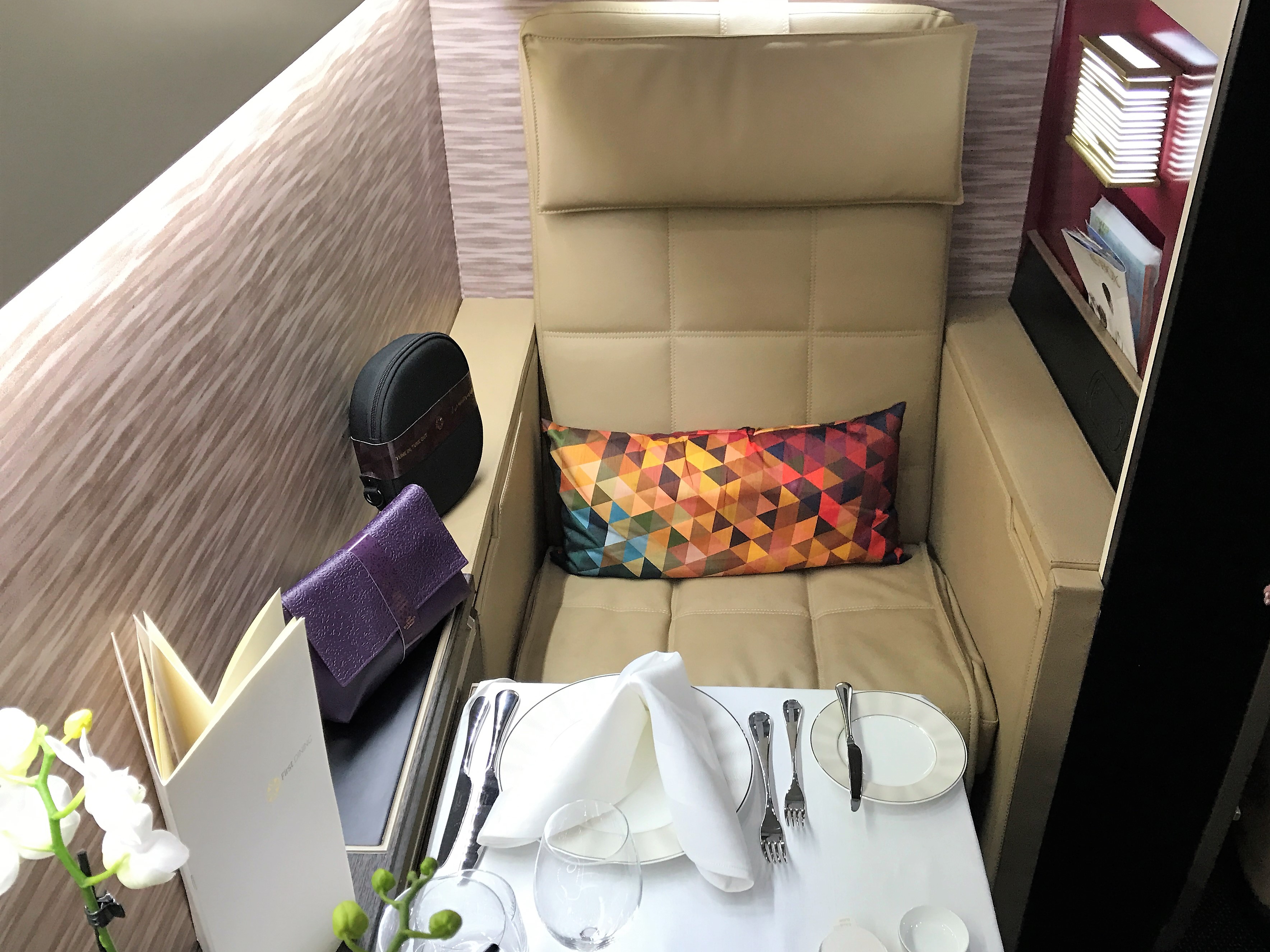 Etihad First class seat