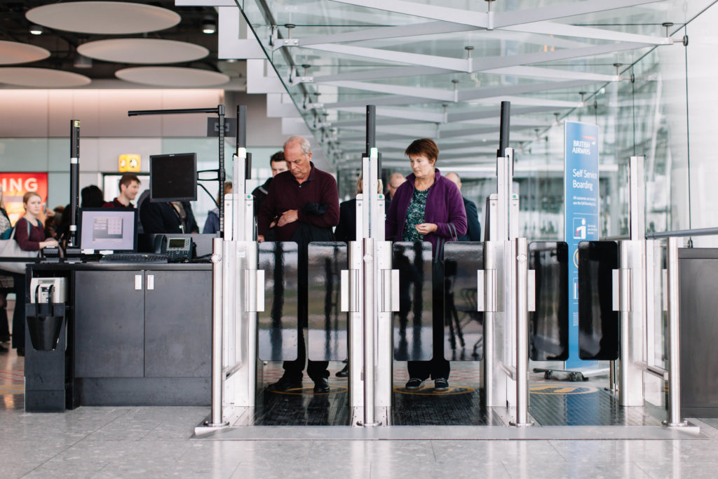 BA automated boarding gates