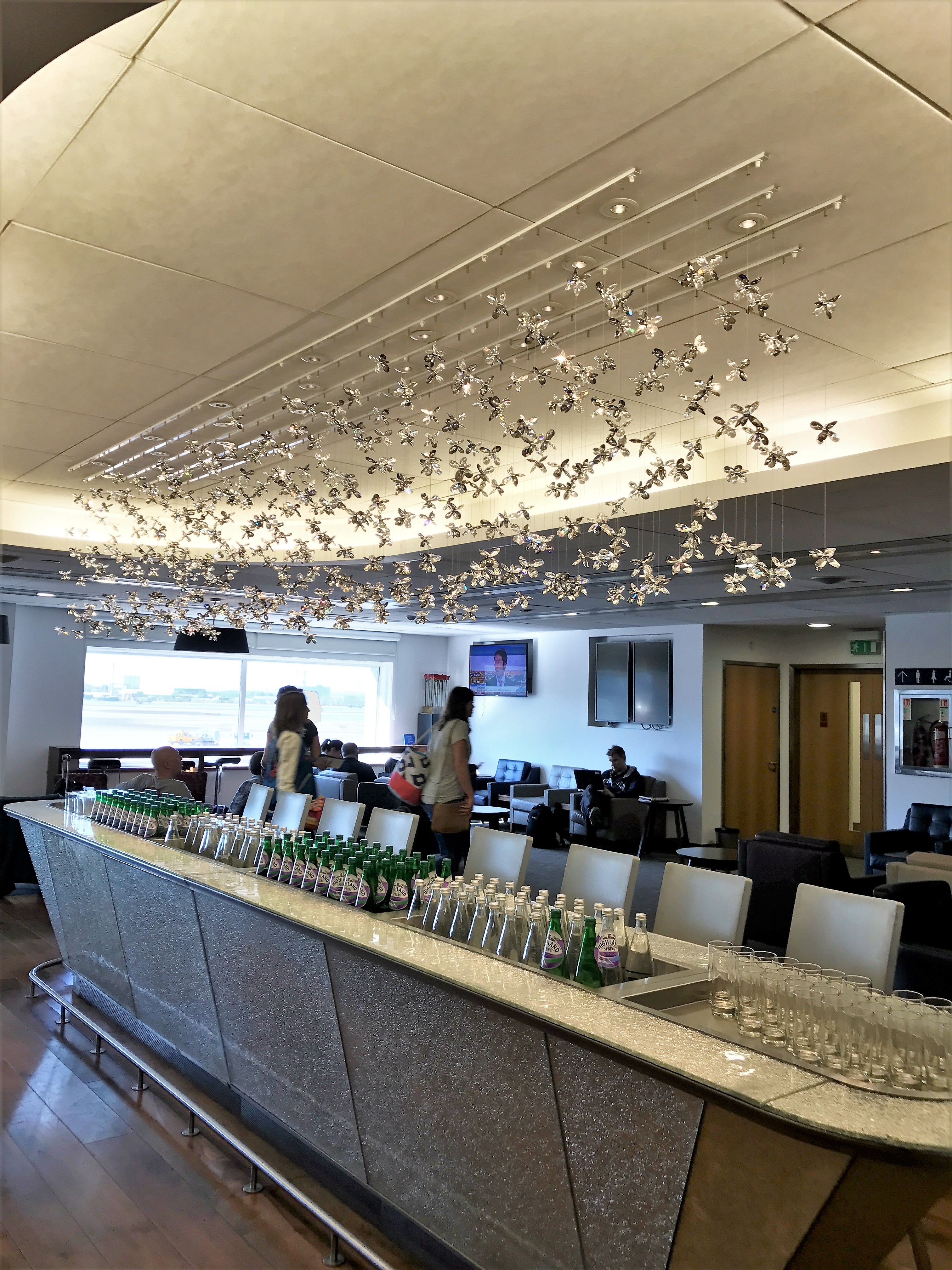 British Airways Galleries Club & First lounges T3 Heathrow