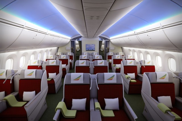 Ethiopian B787 business class