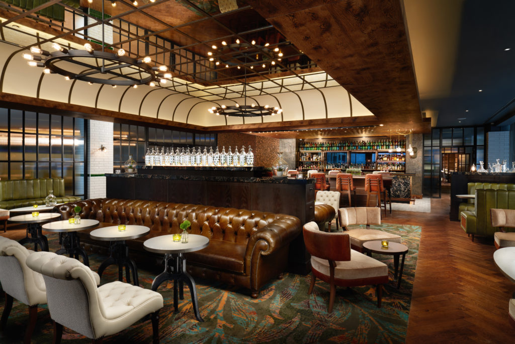 'The Distillery' bar at Hilton London bankside