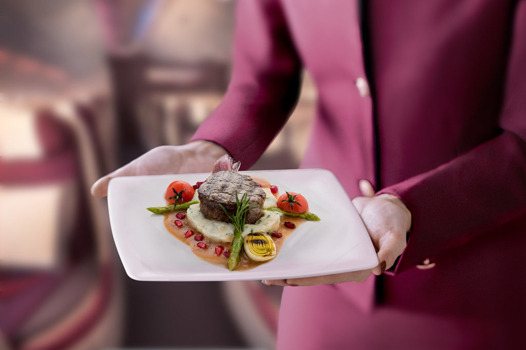 Qatar airways pre-dining