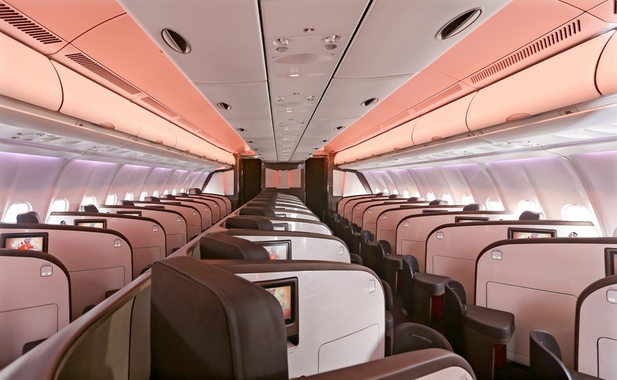 Virgin A330 new seats roll out routes