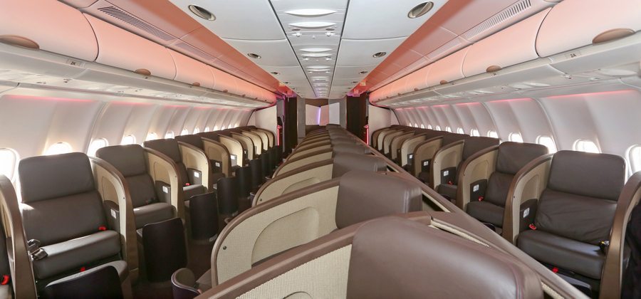 A330 Virgin new seats
