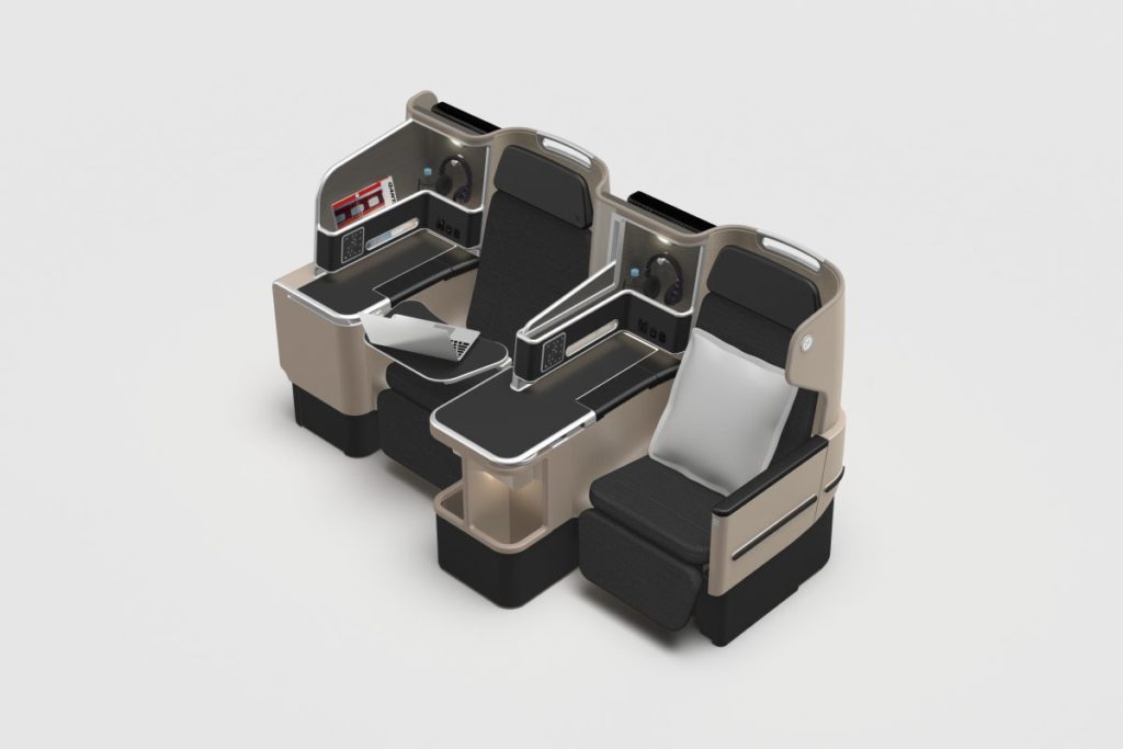 Qantas new business suite