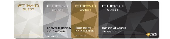 Etihad guest all tier level cards