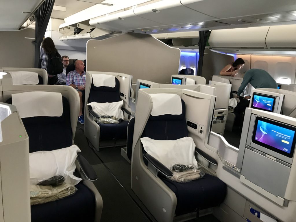 British Airways new Club World catering service review