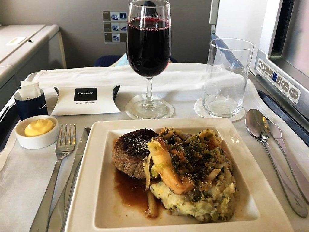 BA B747 Club World Upper deck review British Airways