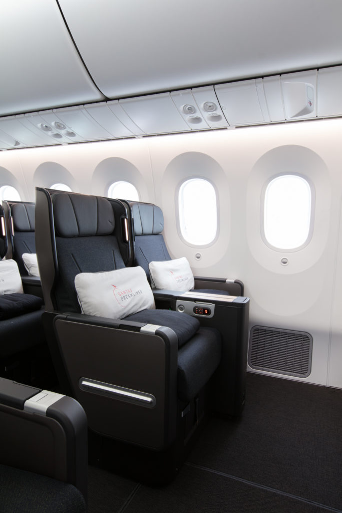 Qantas B787 dreamliner Premium economy seats