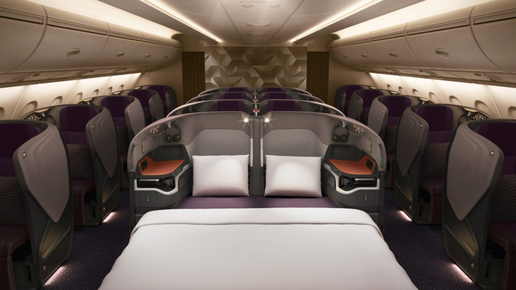 Singapore Airlines new business class A380