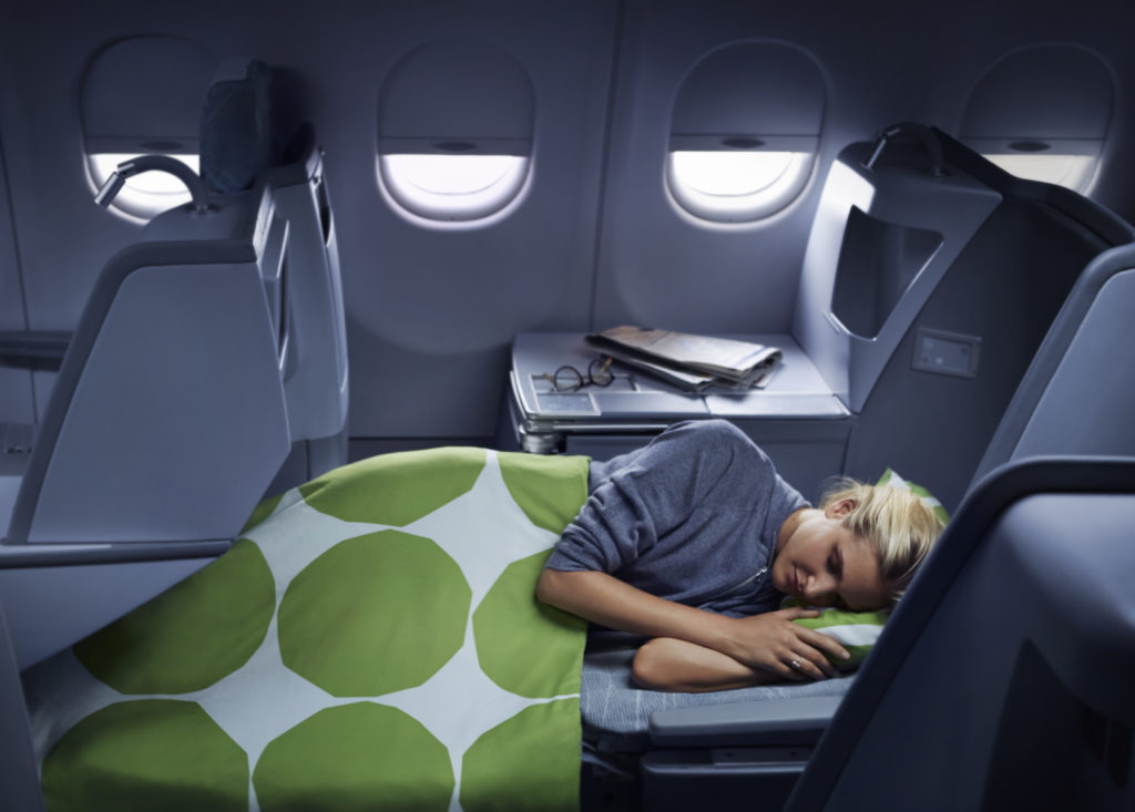 Finnair A330 business class seat