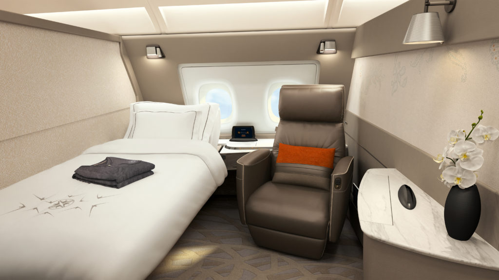 Singapore airlines new First class Suites A380