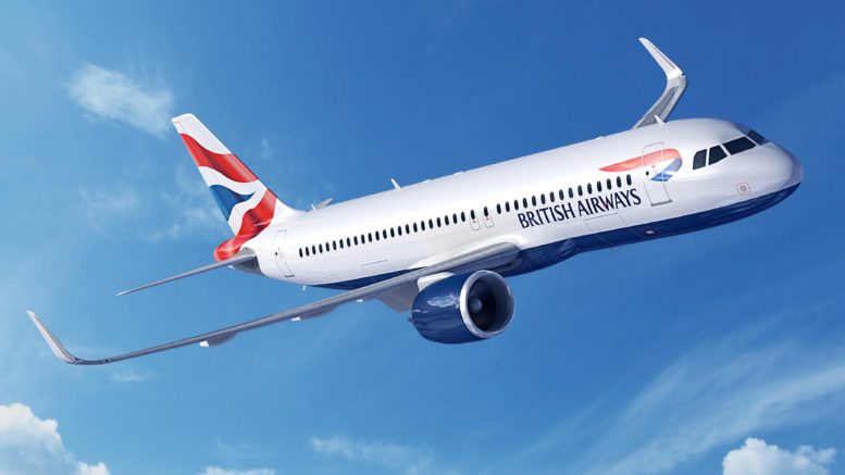 British Airways A320 delivery date