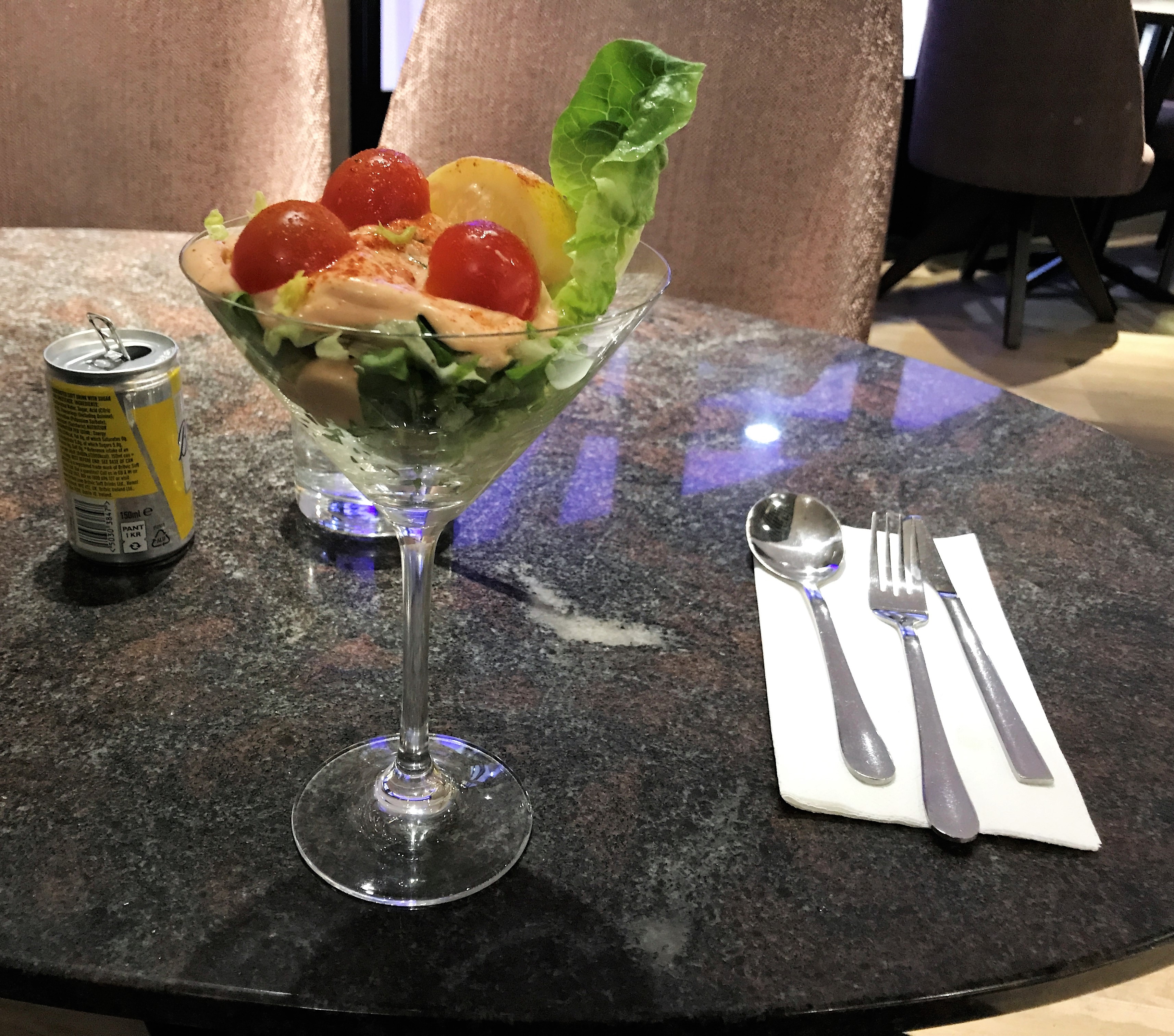 Plaza Premium arrivals lounge Heathrow Terminal 4 review