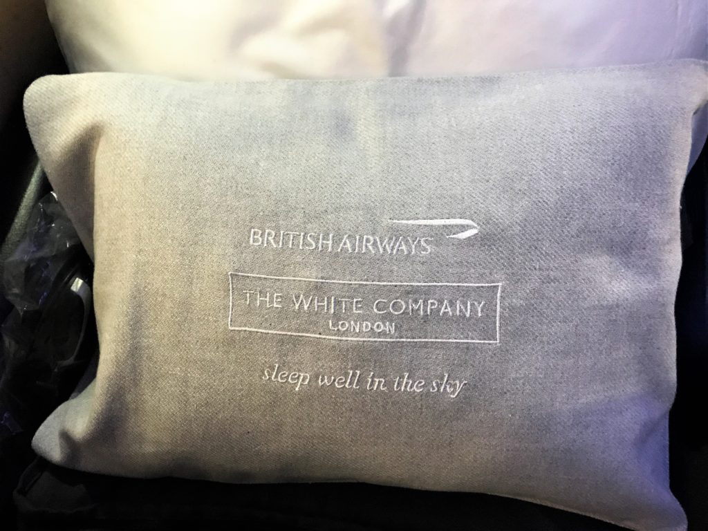 British Airways new Club World service food and bedding review