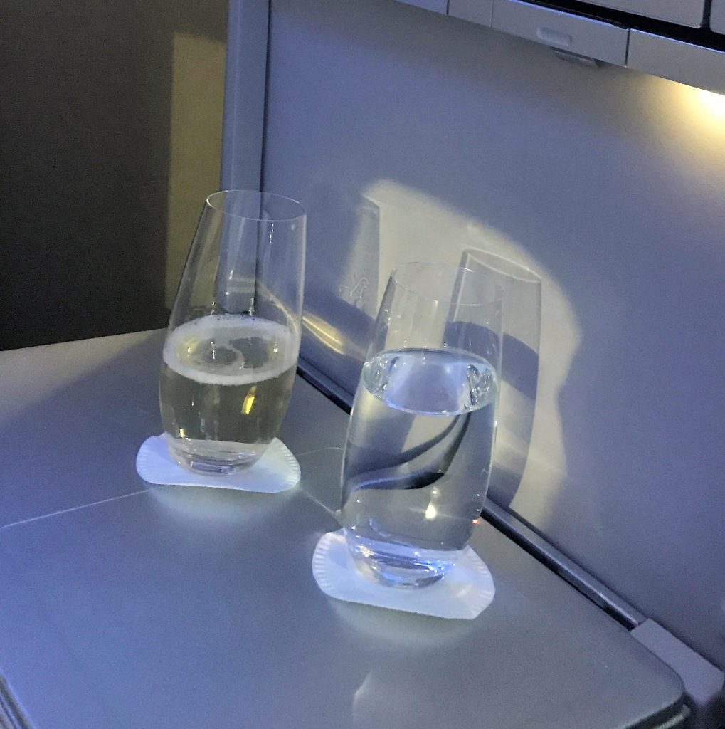 British Airways new Club World service food and bedding review