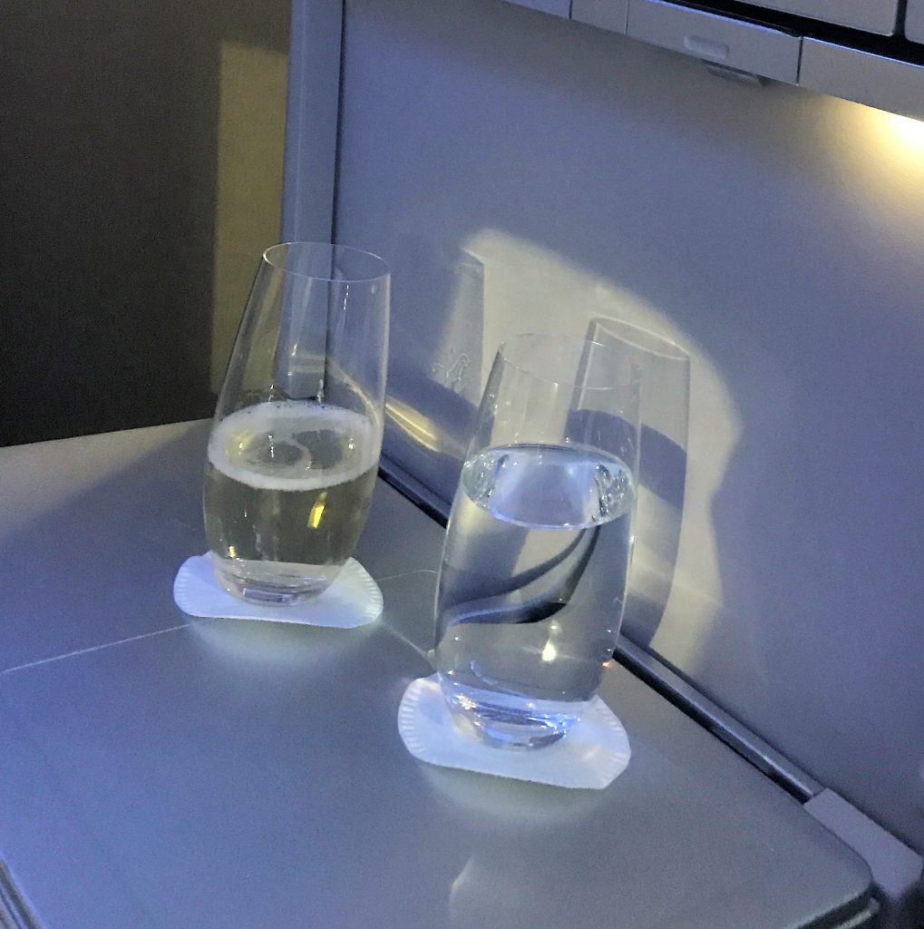 British Airways new Club World service food and bedding review