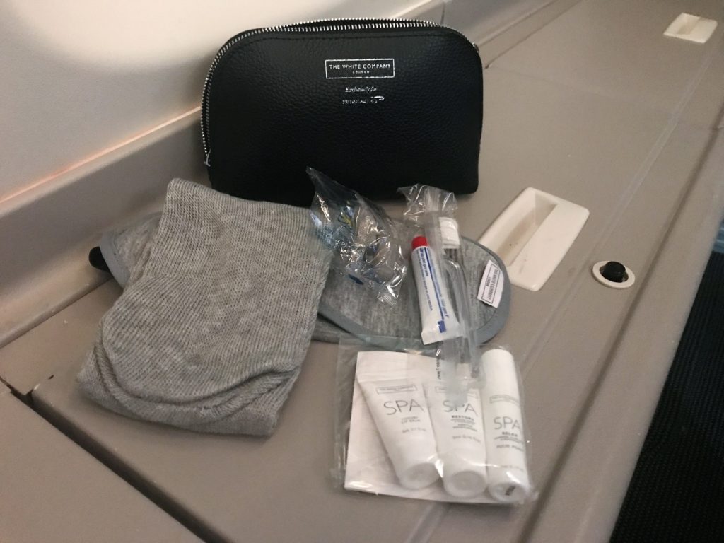 NEW British Airways BA Business Class Amenity Kit From The White Company 