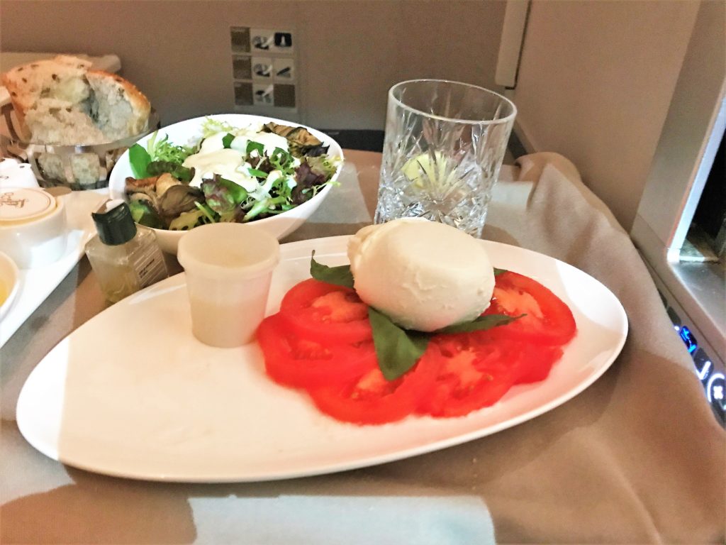 British Airways new Club World service food and bedding review