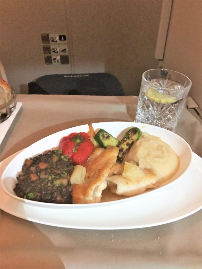 British Airways new Club World service food and bedding review