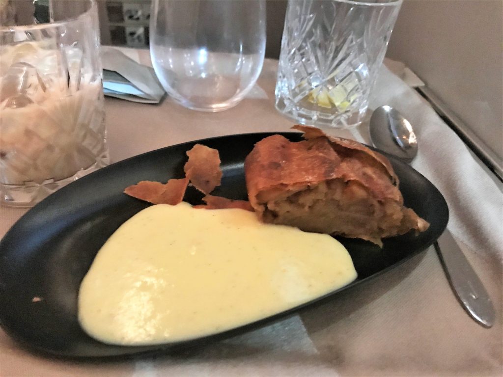 British Airways new Club World service food and bedding review