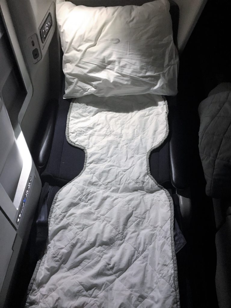 British Airways new Club World service food and bedding review
