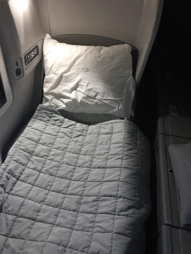 British Airways new Club World service food and bedding review