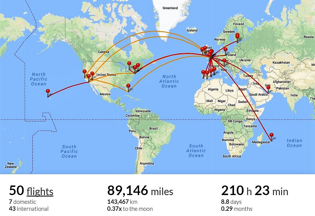 my flights 2017