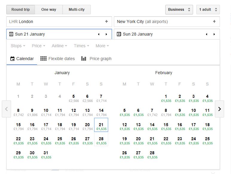 google flights