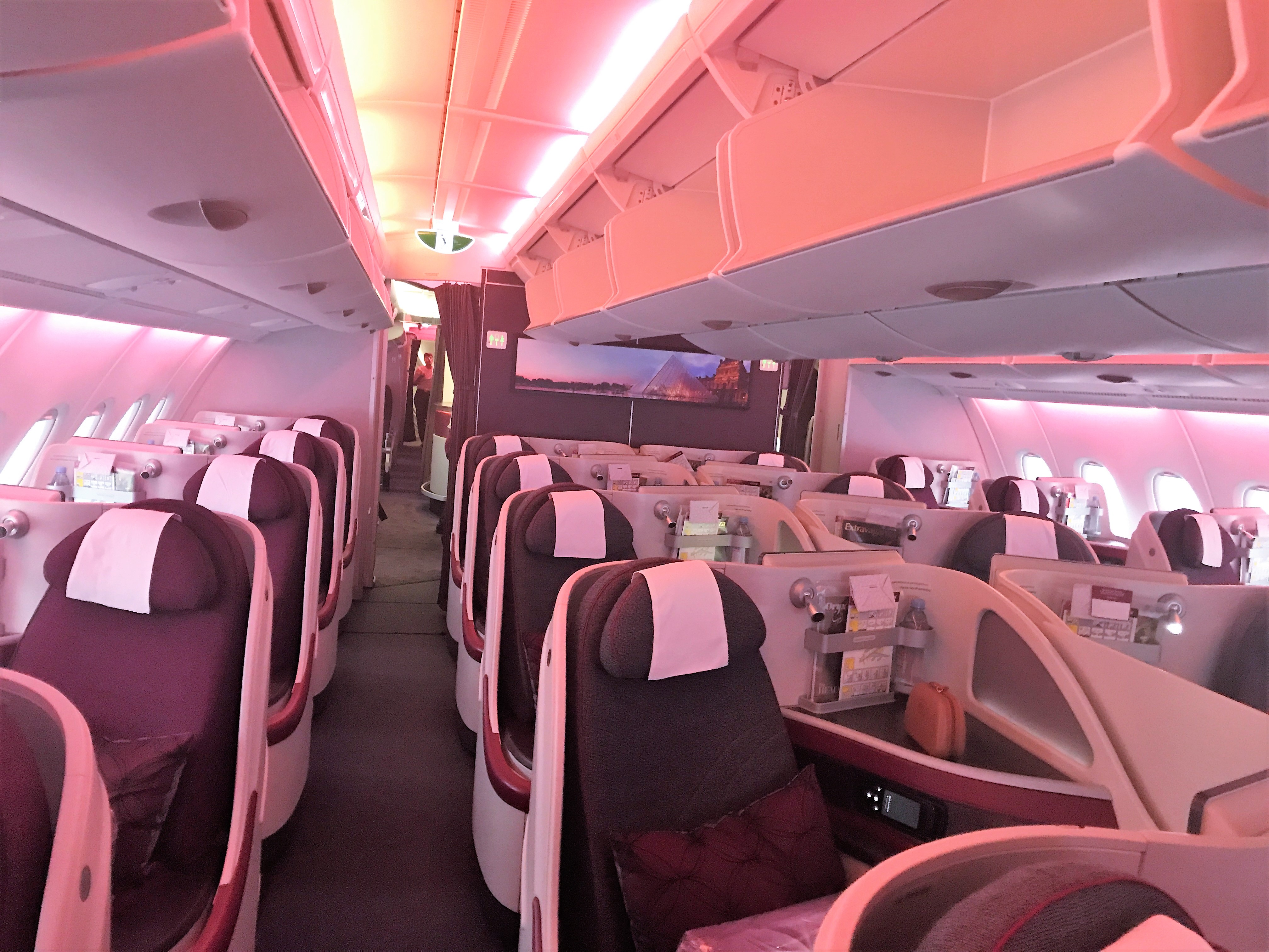 Qatar Airways A380 business class review