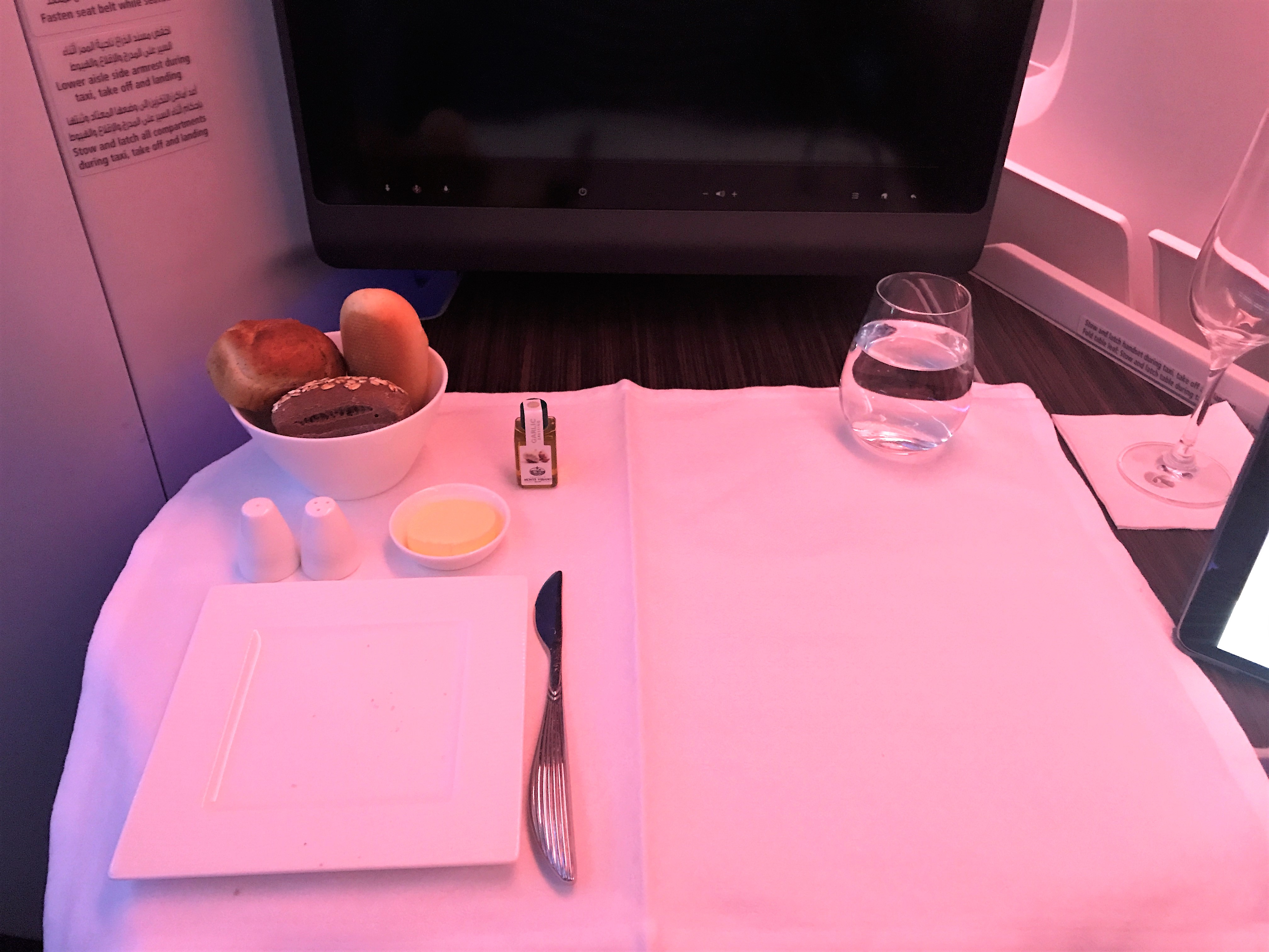Qatar Airways A380 business class review