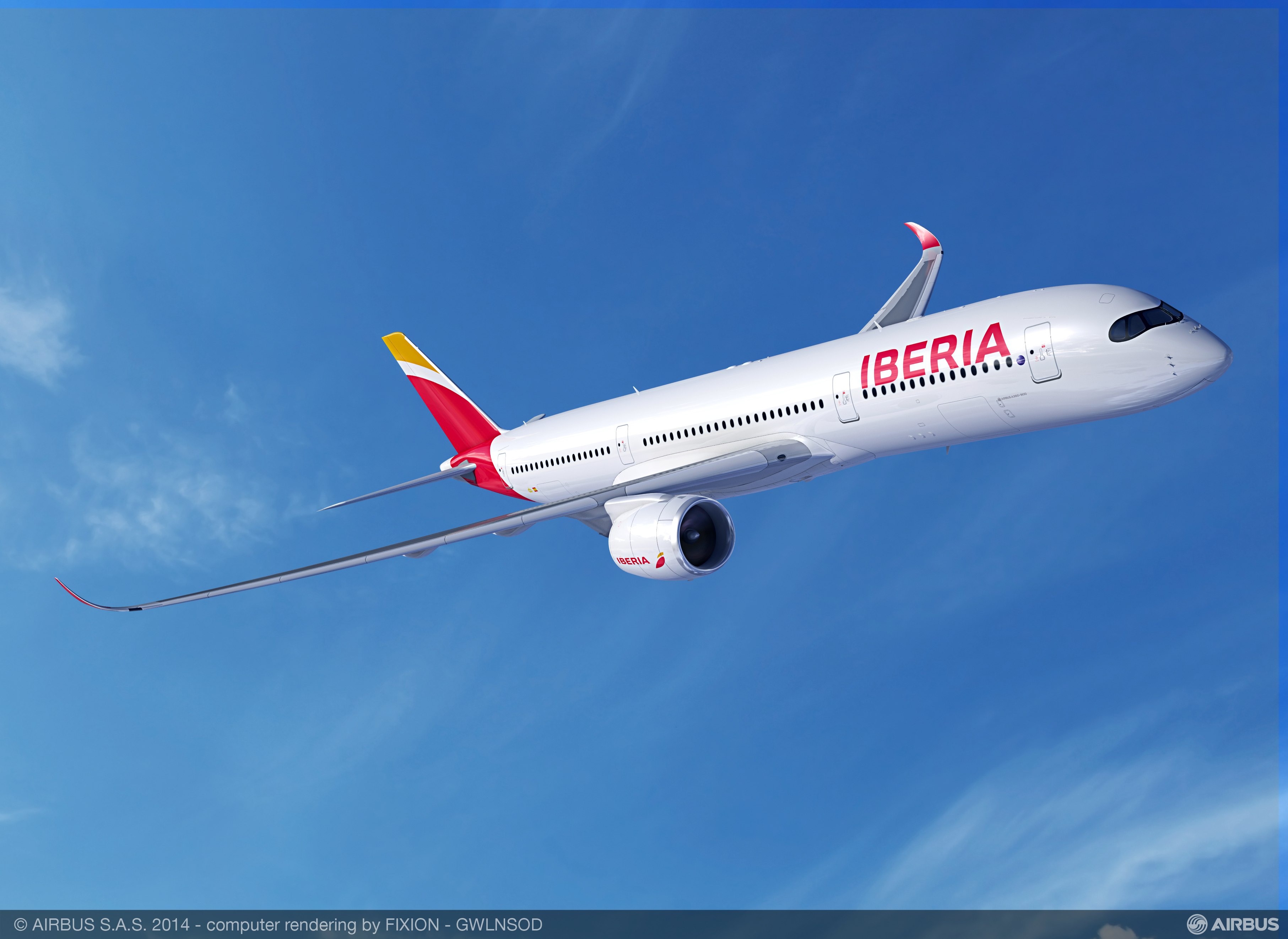 Iberia a350-900 London to Madrid and new york 18